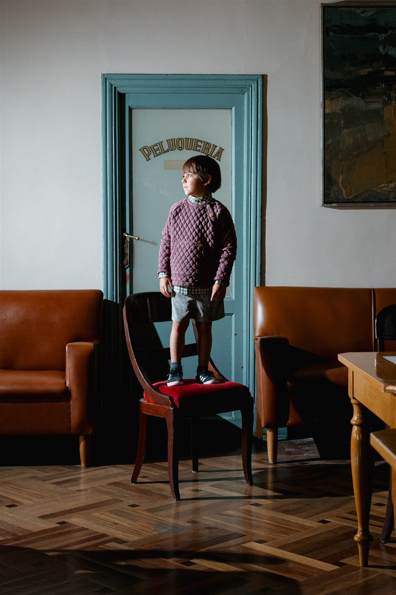 Unisex malvos spalvos džemperis