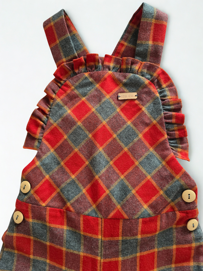 Vaikiškas kombinezonas su languotu raštu