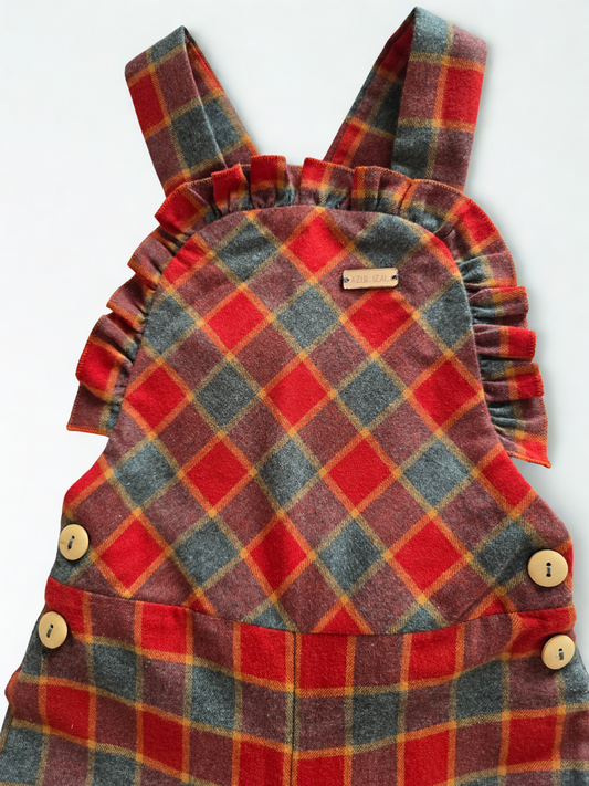 Vaikiškas kombinezonas su languotu raštu