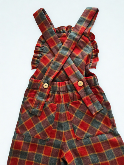 Vaikiškas kombinezonas su languotu raštu