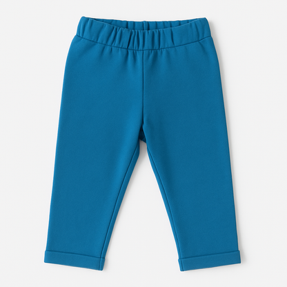 Mėlynos kelnės su kišenėmis