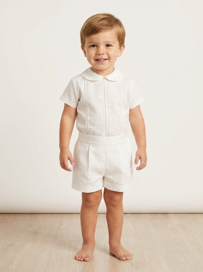 Elegantiškas krikšto kostiumėlis berniukui